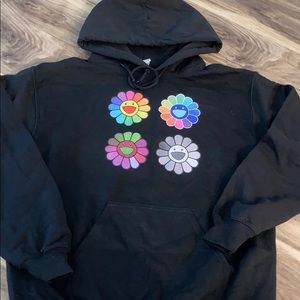 murakami flower hoodie